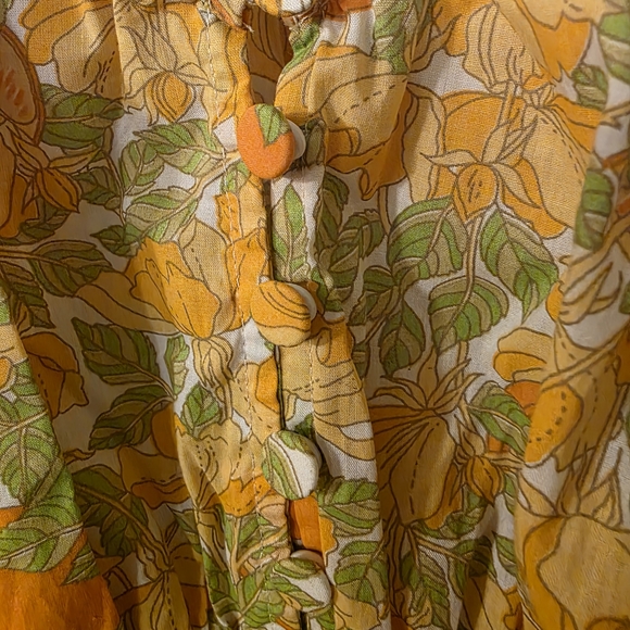 J Crew Floral Yellow Dress - Picture 2 of 6